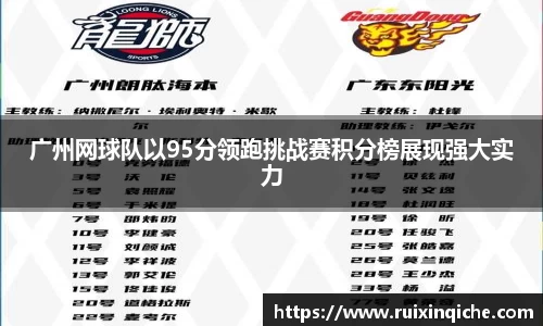 广州网球队以95分领跑挑战赛积分榜展现强大实力